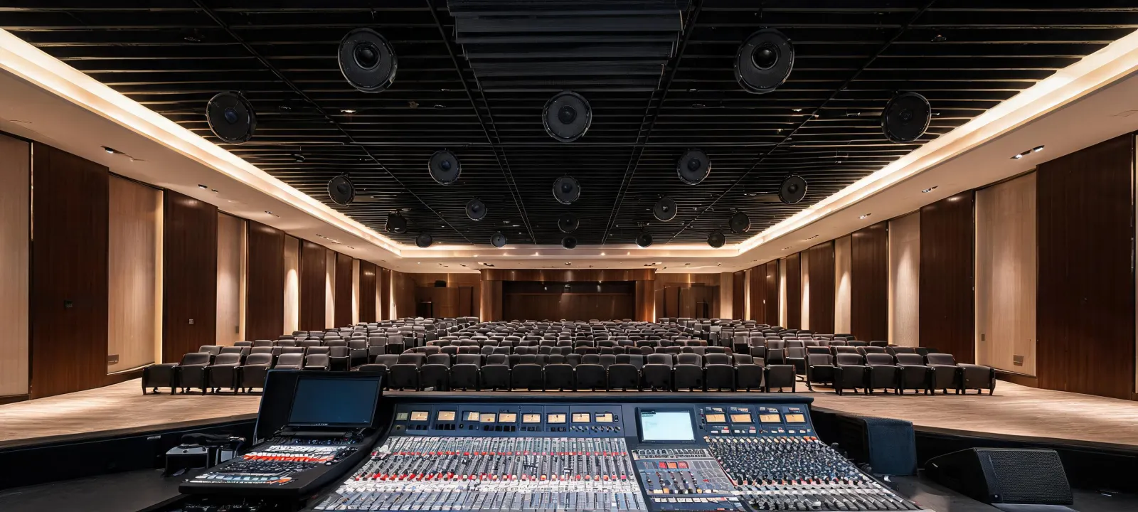 Installed Bose Professional loudspeaker venue